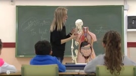 [Pick] 살아 움직이는 신체 장기…파격 의상 소화한 초등 교사