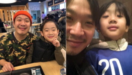[스브스타] 하하가 하하를 낳았다!…첫째 아들과 붕어빵 셀카 공개한 하하