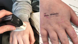 아이들 손 씻게 만든 손등 도장?…美 선생님의 기지