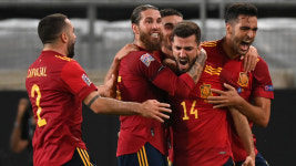 가야 추가시간 골 스페인, 독일과 네이션스리그 첫판서 무승부