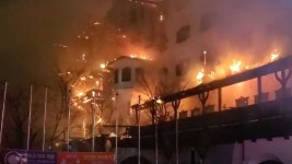 전북 무주덕유산리조트 내 호텔 화재…투숙객 등 84명 대피