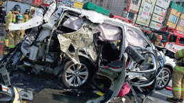 광주서 휴대용 부탄가스 10개 싣고 가던 SUV 폭발