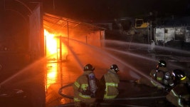 광주 LPG 충전소 폭발 추정 화재…인명피해 없어