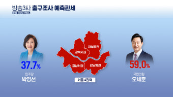 [방송3사 출구조사] 서울 전지역 오세훈 후보 예측 1위…세부 지역 판세는?