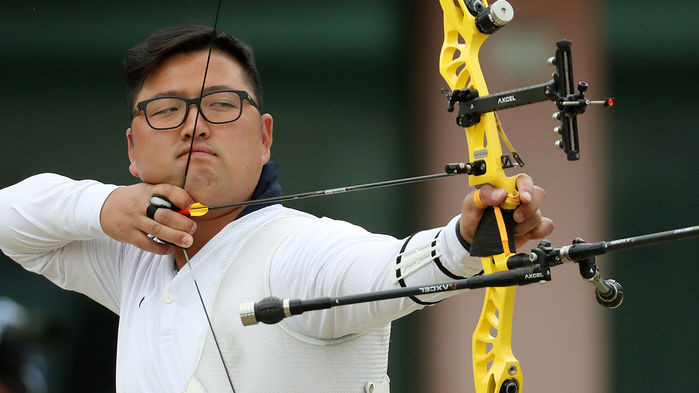 한국 양궁 선수들, 김우진과 임시현, 파리 올림픽에서 3관왕 차지하며 MVP에 빛난다