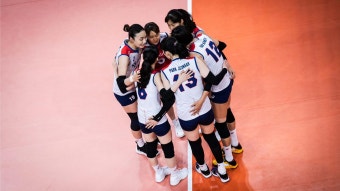 여자배구, 세계최강 미국에 0-3 완패…6연패