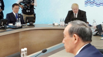 G7서 한일 및 한미일 정상회담 끝내 '불발'