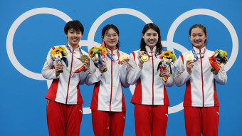 중국, 여자계영 800ｍ 금메달…세계 신기록 경신