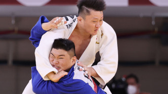 유도 최중량급 김민종, 16강 아쉬운 탈락
