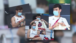 한 땀 한 땀 뜨개질하며…英 데일리, 2관왕 도전!