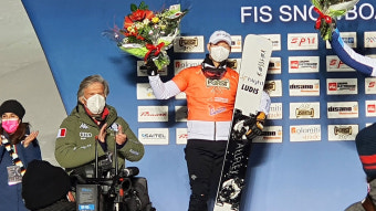 이상호, 스노보드 월드컵 은메달…시즌 종합 1위