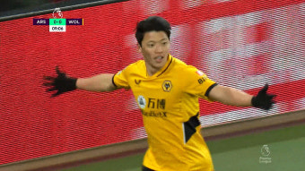 황희찬, 4개월 만에 EPL 5호골…울브스, 아스날에 1 대 2 역전패