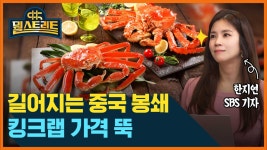 오늘 킹크랩 드세요...중국 봉쇄로 킹크랩 가격 뚝 [뭘스트리트]