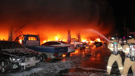 전북 익산 자동차공업사서 화재…5,000만 원 재산피해 발생