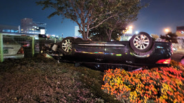 보령서 승용차-택시 충돌…4명 부상