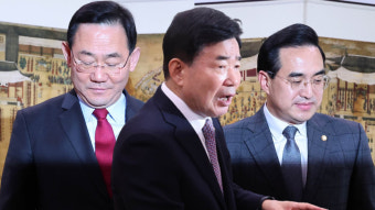 여야 원내대표, 추경호 부총리 회동…여야 협상 평행선