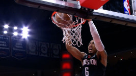 NBA 환상의 호흡…화끈한 앨리웁 덩크 슛