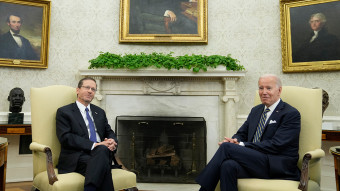 바이든, 이스라엘 대통령과 이란 핵문제 협의