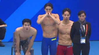 남자 계영 800ｍ 7분04초07 한국 신기록…결승 6위