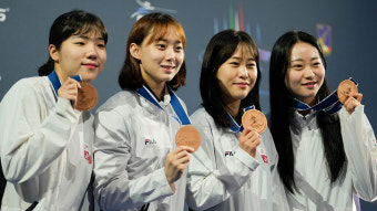 한국 펜싱 여자 사브르, 우크라 꺾고 세계선수권 단체전 동메달