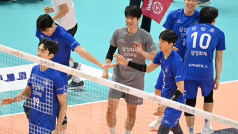 프로배구 삼성화재, 파나소닉에 석패…조 2위로 준결승 진출