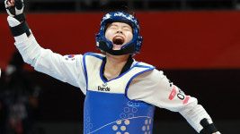 박혜진, 아시안게임 태권도 겨루기 여자 53㎏급 금메달