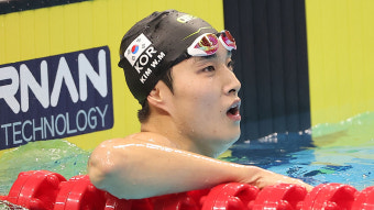 김우민, 남자 자유형 1,500ｍ 은메달…15분01초07