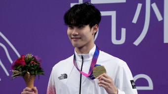 황선우, 자유형 200m 우승…혼성 혼계영도 동메달