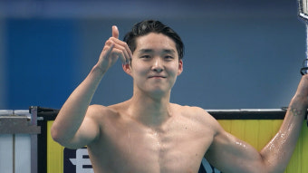 김우민, 400ｍ 예선 1위 통과…오늘밤 9시 21분 결승