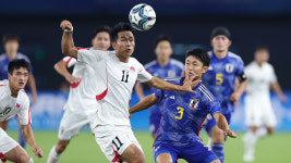 북한 남자 축구, 일본에 져 아시안게임 8강서 탈락