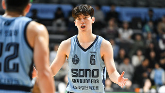 프로농구 소노, 창단 후 리그 첫 승…이정현 34점 12도움