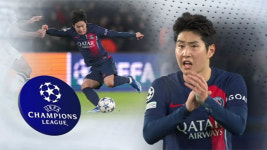이강인 '챔스 첫 선발'…PSG 극적인 무승부