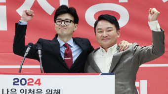 한동훈, '계양을 출마 의사' 원희룡 소개하며 