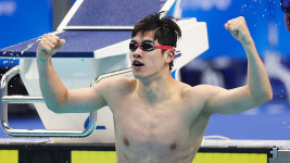 판잔러, 남자 자유형 100m 세계신기록 수립