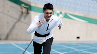 '실외'로 나온 우상혁 