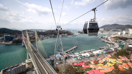 여수해상케이블카 공중에서 운행 중단…승객 25명 공포의 30분