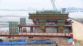 제3연륙교 공정률 57%…3개 전문학회와 힘 합친다