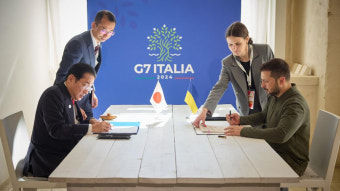 우크라·일본, G7서 양자안보협정…