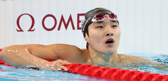 황선우·김우민, 자유형 200ｍ에서 한국 수영 최초 동반 준결승