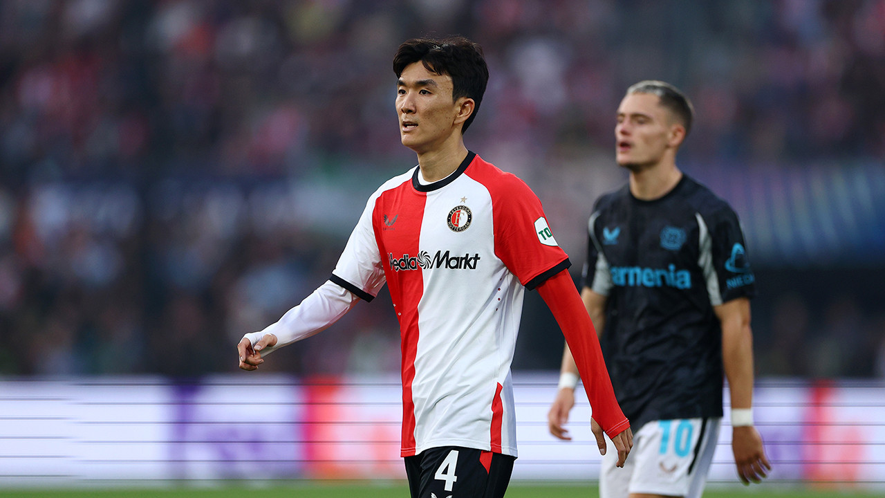 황인범, UCL 데뷔전에서 페예노르트 평점 1위 지만 레버쿠젠에 완패