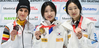 쇼트트랙 김길리, 월드투어 1차 1,500ｍ 우승…최민정 3위