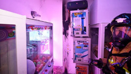 성남 분당 인형뽑기 가게에 불 지르고 달아난 30대 검거