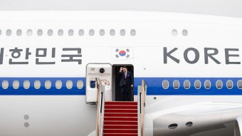 대통령 전용기 이륙에 경호처 