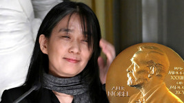 '한강 모교' 연세대, 노벨상 축하…