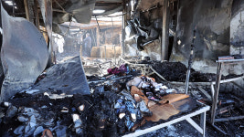 잿더미 된 신발, 옷가지…화마 덮친 광주 송정시장