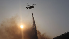 안동 이어 의성도 산불 부분 재발화…헬기 6대 투입