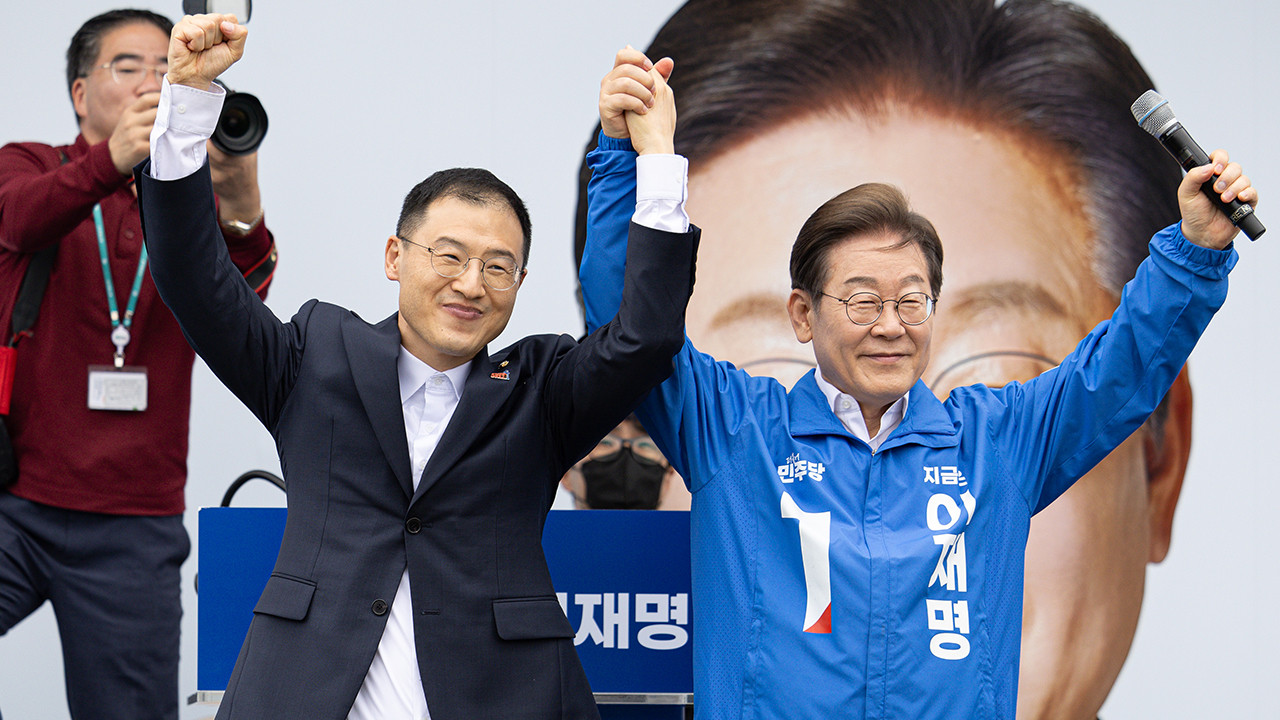 이재명 후보, 다양한 정치 성향의 인사들과 함께 진짜 빅텐트를 향해 나아가다