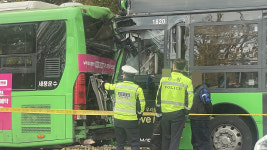 양천구 신정동서 버스 등 7대 연쇄추돌…14명 다쳐