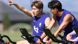 손흥민-이강인 나란히 훈련장에…홍명보호 완전체 첫 훈련