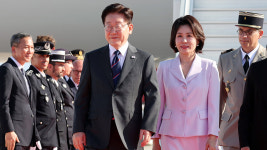 이 대통령, 프랑스 도착…내일 영화·영상 정상회의 참석